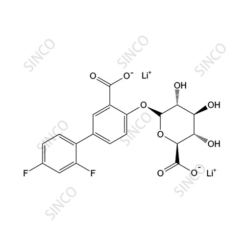 Diflunisal Phenolic Glucuronide Lithium Salt