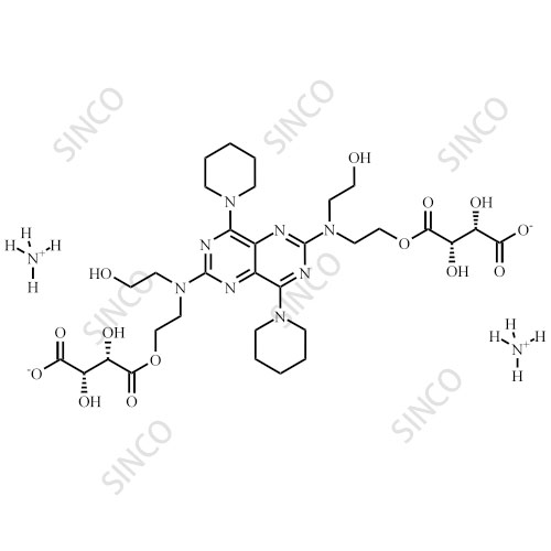 Dipyridamole Ditartaric Acid Diester Diammonium Salt