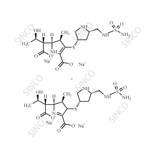 Doripenem impurity (4,7-seco-doripenem disodium salt, mixture of double bond isomers)