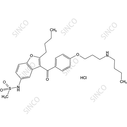 N-Desbutyl Dronedarone HCl