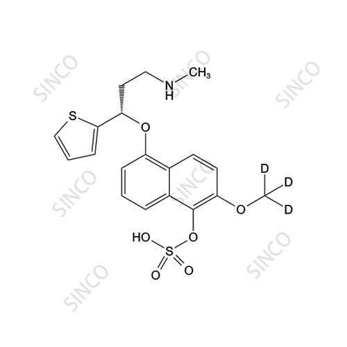5-Hydroxy-6-Methoxy Duloxetine Sulfate-D3