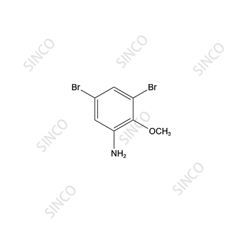 2-Methoxy-3,5-dibromo aniline