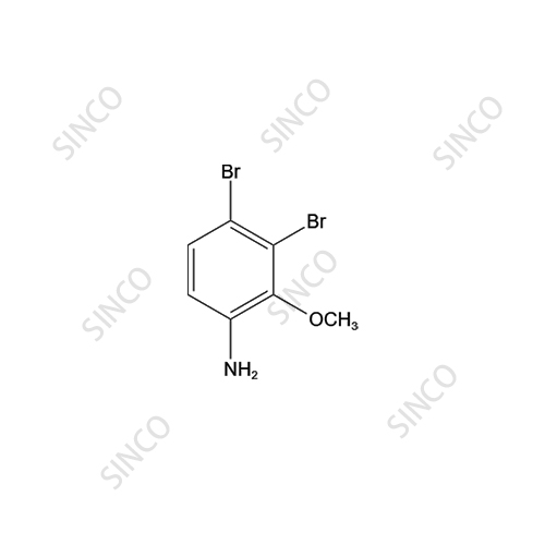 2-Methoxy-3,4-dibromo aniline