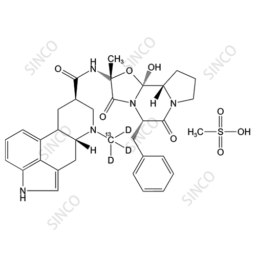 Dihydro Ergotamine-13C,d3 Mesylate