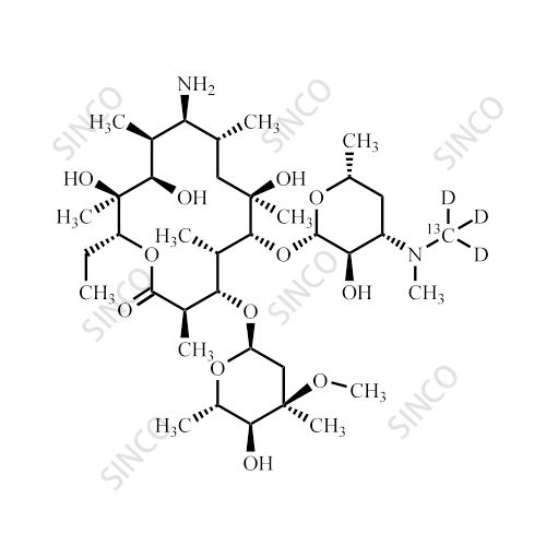 Erythromycylamine-13C-D3