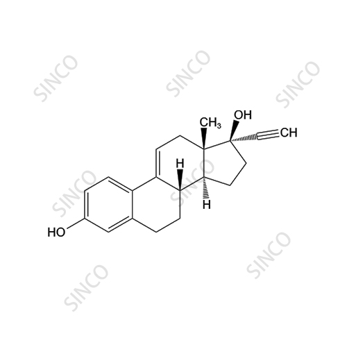 9,11-Dehydro Ethylnyl Estradiol (Impurity B)