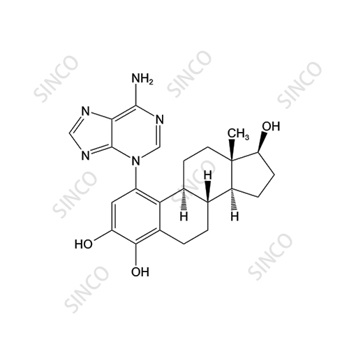 4-Hydroxy estradiol 1-N3-Adenine