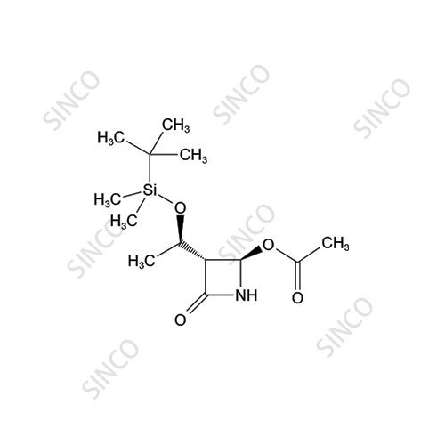 4-AA ((2R,3R)-3-((R)-1-(tert-Butyldimethylsilyloxy)ethyl)-4-oxoazetidin-2-yl acetate)