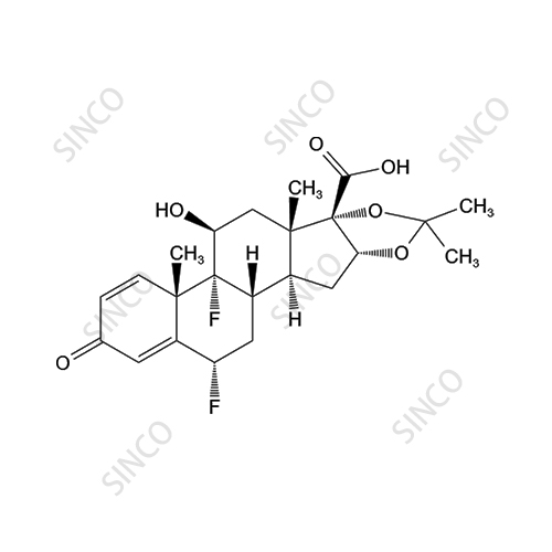 Fluocinolone Acetonide EP Impurity B (Fluocinolone Acetonide-20-Carboxylic Acid)