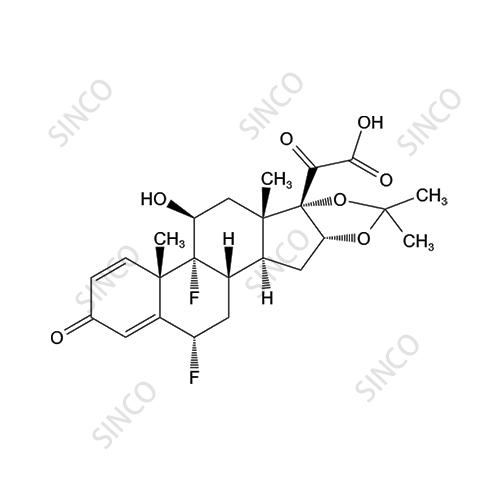 Fluocinolone Acetonide EP Impurity A (Fluocinolone Acetonide-21-Carboxylic Acid)