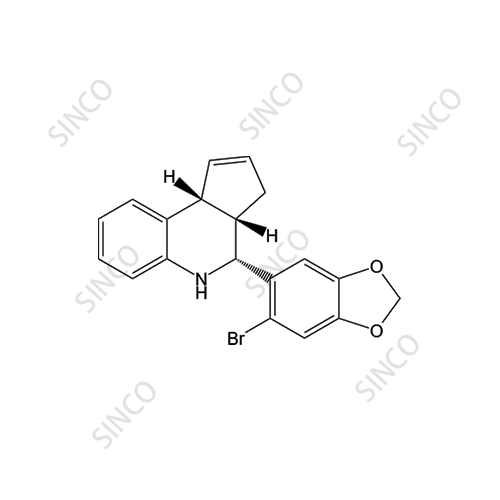 (3aS,4R,9bR)-4-(6-Bromo-1,3-benzodioxol-5-yl)-3a,4,5,9b-tetrahydro-3H-cyclopenta[c]quinoline (G-15)