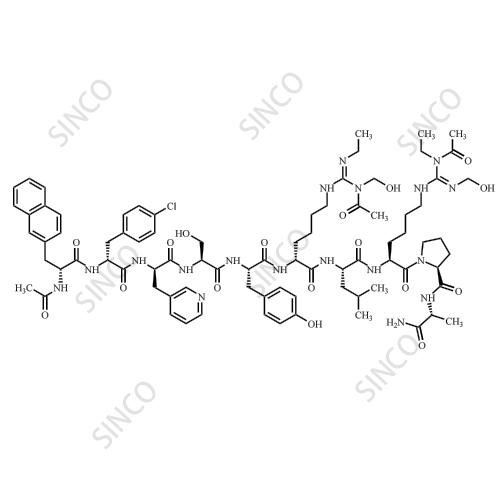 Ganirelix Impurity E (Di-Acetyl- Ganilelix)