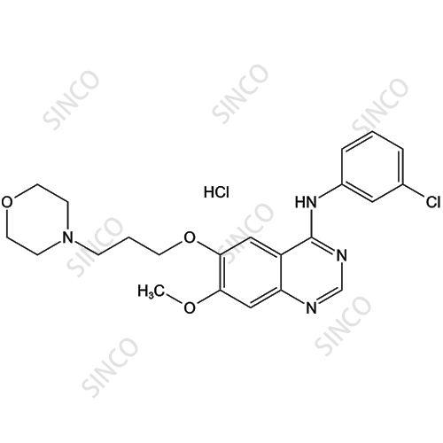 Gefitinib 4-Desfluoro Impurity HCl