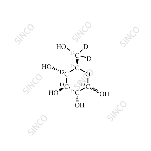 D-Glucose-13C6, d2