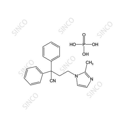 Imidafenacin Impurity (1-(3-Cyano-3,3-Diphenylpropyl)-2-Methyl-1H-Imidazolium Phosphate)