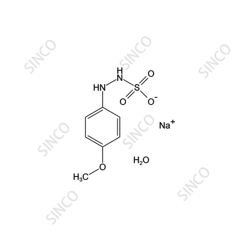 Indomethacin impurity (2-(4-Methoxyphenyl)hydrazine sulfonic acid sodium salt monohydrate)