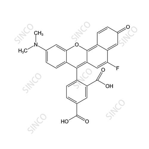 Intracellular pH Indicator 1 (4-(10-Dimethylamino-5-Fluoro-3-oxo-3H-Benzo(c)xanthen-7-yl)-Isophthalic Acid)