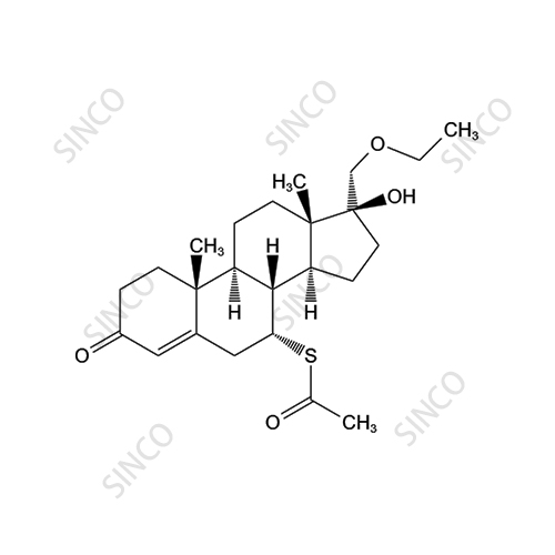 Spironolactone Related Compound (S-[17-Alfa-(Ethoxymethyl)-17-hydroxy-3-oxoandrost-4-en-7-alfa-yl] Ethanethioate)