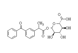 rac-Ketoprofen acyl-beta-D-glucuronide (mixture of isomers)