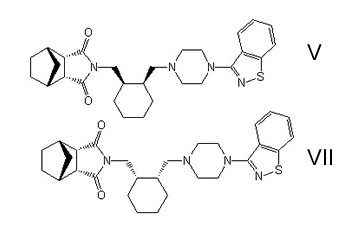 The mixture of Lurasidone Isomer V and Lurasidone Isomer VII