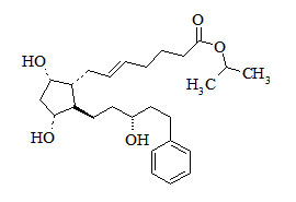 5,6-trans-Latanoprost (50.0 mg in 5.0 ml methyl acetate)