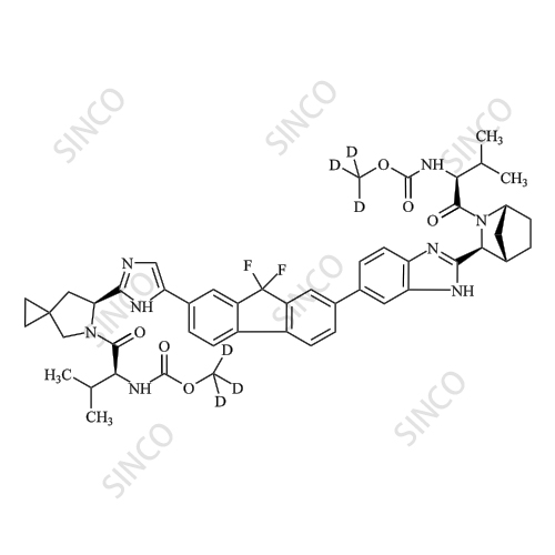 Ledipasvir-13C2, d6