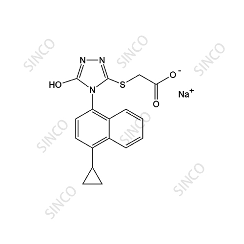 Lesinurad Impurity 5 Sodium Salt (Lesinurad Impurity F Sodium Salt)