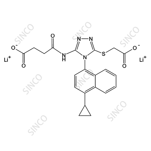 Lesinurad Impurity 6 Di-Lithium Salt