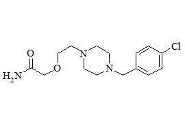 [2-[4-[4-chlorophenylmethyl]-1-piperazinyl]-ethoxy]acetamide