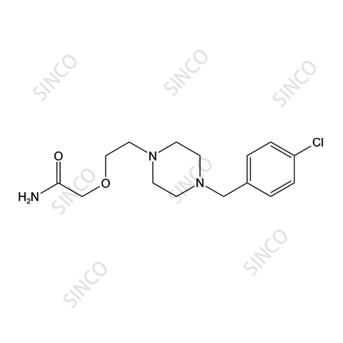 [2-[4-[4-chlorophenylmethyl]-1-piperazinyl]-ethoxy]acetamide