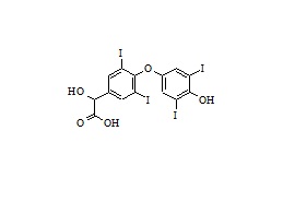 2-Hydroxy-2-(4-(4-hydroxy-3,5-diiodophenoxy)-3,5-diiodophenyl)acetic acid
