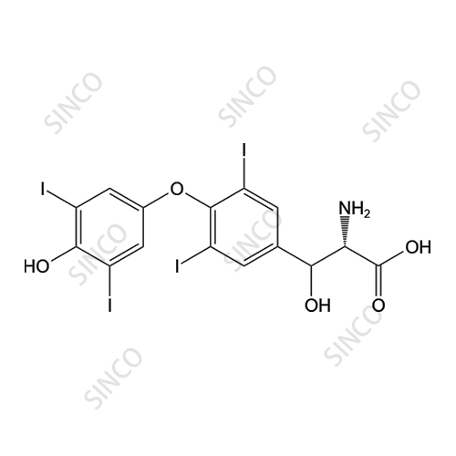 O-(4-Hydroxy-3,5-Diiodophenyl)-3,5-Diiodo-beta-Hydroxy-L-Tyrosine