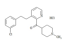 Loratadine Impurity ((1-Methyl-4-piperidinyl)[3-[2-(3-chlorophenyl)ethyl]pyridinyl]methanone)