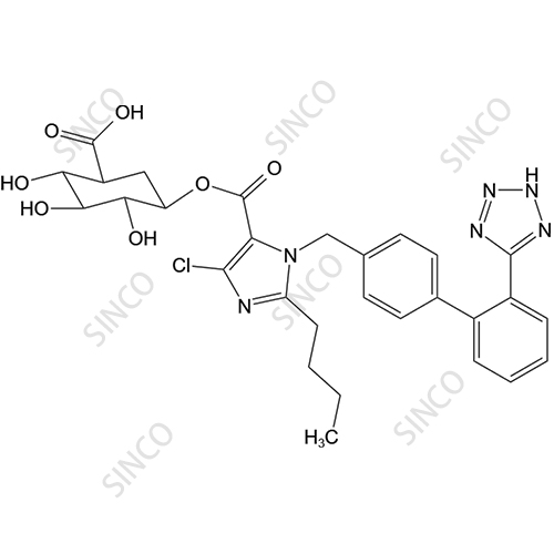 Losartan Carboxylic Acid Acyl-Beta-D-Glucuronide