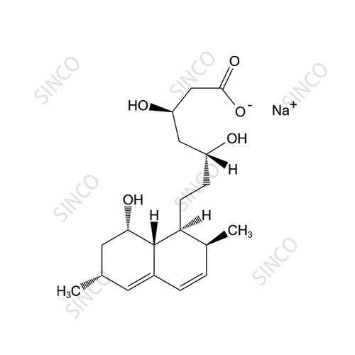 Des(2-methylbutyrate) lovastatin hydroxy acid sodium salt