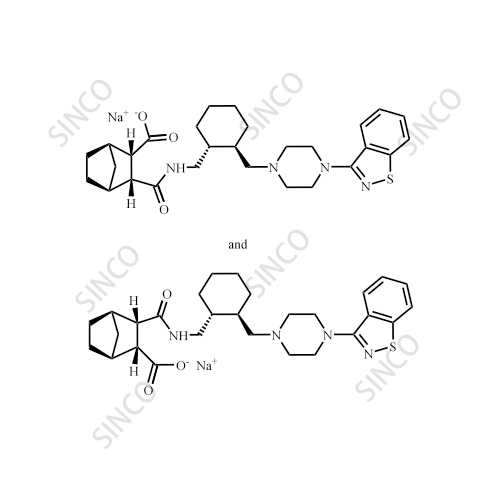 Lurasidone Impurity 8 Sodium Salt (Mixture of Diastereomers)