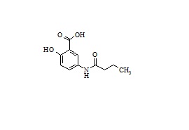 Mesalamine Related Compound (N-Butyryl-5-Aminosalicylic Acid)