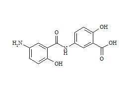 5-Amino-2-((5-amino-2-hydroxybenzoyl)amino)benzoic Acid