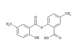 5-Amino-2-((5-amino-2-hydroxybenzoyl)oxy)benzoic Acid