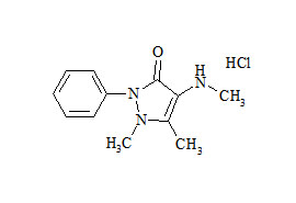 Metamizole Impurity C (4-Methylaminoantipyrine) HCl