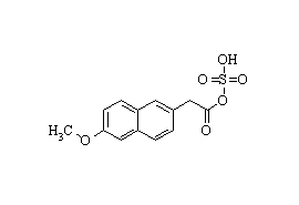 6-Methoxy-2-naphthylacetic acid (6-MNA) sulfate