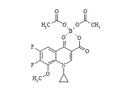 Mexifloxacin Boron Complex Impurity