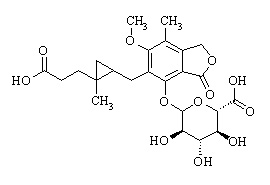 Mycophenolic Acid Glucuronide Cyclopropane Analogue