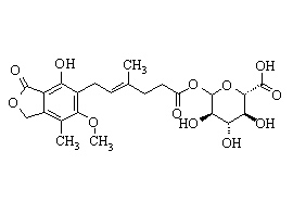 Mycophenolic Acid Acyl Glucuronide (Mixture of Diastereomers)