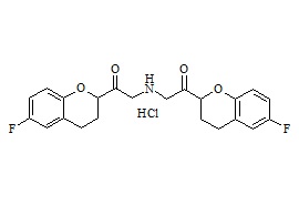 Nebivolol Impurity HCl (2,2'-iminobis[1-(6-fluoro-3,4-dihydro-2H-chromen-2-yl)ethanone] HCl)
