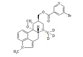 Nicergoline-13C, d3