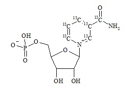 beta-Nicotinamide Mononucleotide-13C6