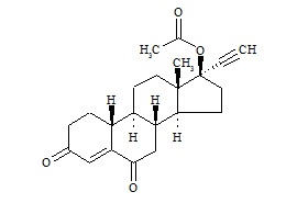 6-Keto Norethindrone Acetate (Norethindrone Impurity G)