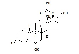 6-alpha-Hydroxy Norethindrone Acetate