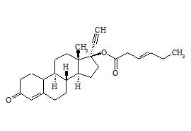 Norethisterone 3-Hexenoate